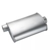 Maxport Turbo 2.5" Offset/ 2.5" Center Muffler Performance Exhaust