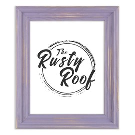 The Rusty Roof-Distressed Cimarron French Lilac-Solid Wood Picture Frame-18x24
