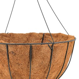 Arcadia Garden Products CB35 16" Black Grow Basket with Liner