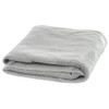 Luxurious Fleece Blanket Throw Silver With Sparkles Soft Flannel For