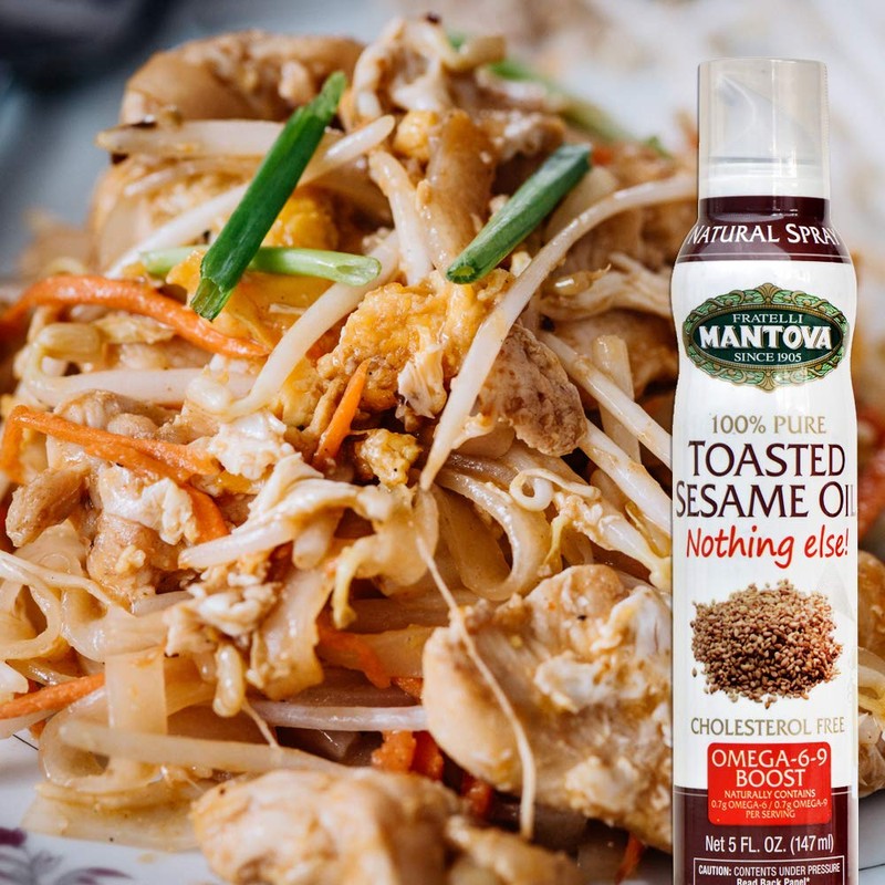 Mantova Toasted Sesame Oil Spray, 5 fl. oz. (Pack of