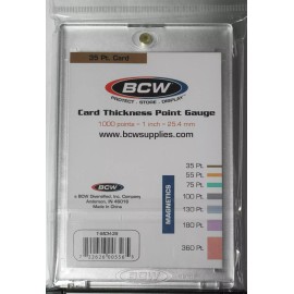 BCW (1) BCW 35 Pt. Magnetic Card Holder NEW Sealed