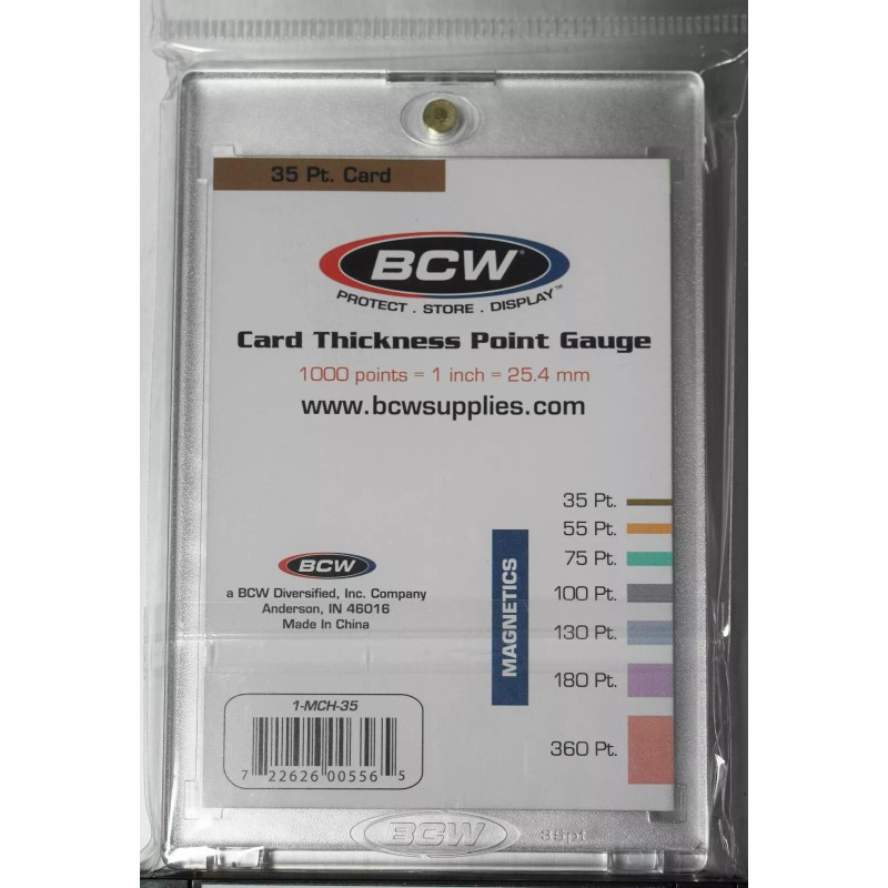 BCW (1) BCW 35 Pt. Magnetic Card Holder NEW Sealed