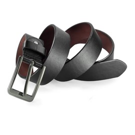 SW Men's 38mm 1.5'' Workwear Leather Belt 5 mm Thick Full Grain Leather Belts Casual Jeans Dress, Adjustable Classic Belt men and women (40'' to 42'' Waist Adjustable)