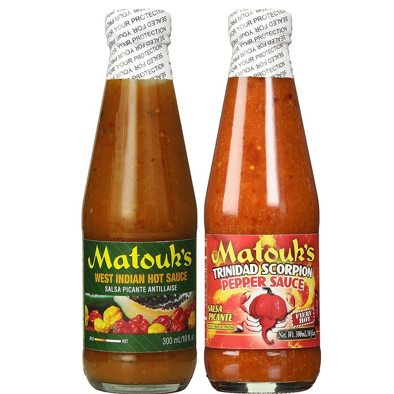 Matouk's West Indian Hot and Trinidad Scorpion Pepper Sauce 10oz