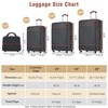 Merax Luggage Hardshell Suitcase Sets with Spinner Wheels with Bags,