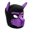 QUYUWOWO Neoprene Puppy Face Muzzle Dog Removable Full Face Pup