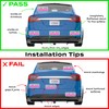 Stickios Non-Magnetic Student Driver Stickers - Removable Student Driver Decals