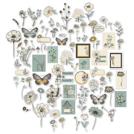 Paper Die Cuts - A Good Day-Blue - for Baby Boy Spring Springtime - Over 60 Die Cuts - 80lb Cardstock Scrapbook - by Miss Kate Cuttables