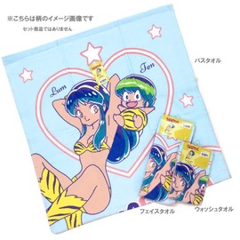 Hayashi Urusei Yatsura Face Towel 1 Piece Lamb & Ten 058120 Character Towel, Hand Wiping Towel