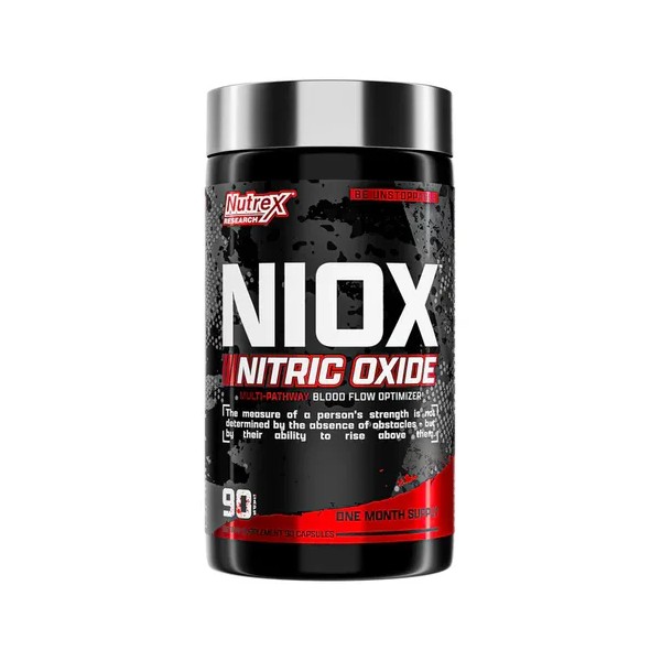 Niox 90 Caps Oxido Nitrico, Nutrex Research Sin Sabor