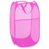 Larpur Popup Laundry Basket, Collapsible Portable Mesh Clothes Washing Laundry