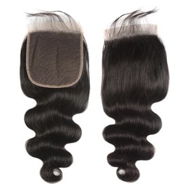 Lace Frontal Closure 6x6 Body Wave Bresilienne Remy Hair Closure 100% Cheveux Humains Lace Clsoure Top Swiss Lace Free Part Unprocessed Virgin Hair Closure 14 Inches