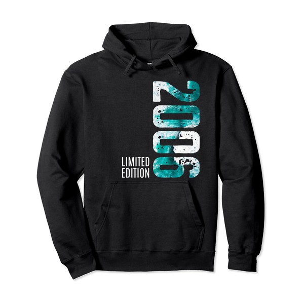 18th Birthday Gifts Girl Boy 2006 Limited Edition Pullover Hoodie, black