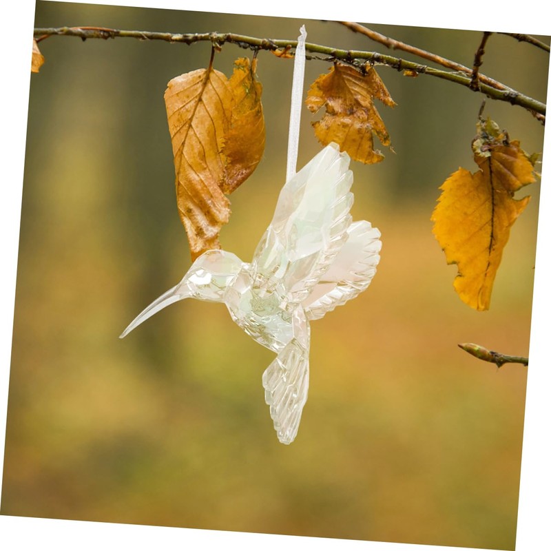 CIYODO Pack of 3 Hummingbird Figures for Hanging Made of