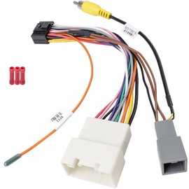 Zenoruslky 20Pin Radio Wiring Harness Adapter 16Pin ISO Android Car Stereo Wire Harness Kit RCA Connector Compatible with Mitsubishi Outlander Lancer ASX Mirage Pajero Triton