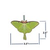 d’ears luna moth ornament, made in the U.S.A., family run