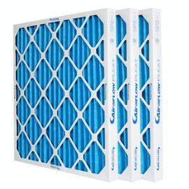 Airflow Products 16x25x2 MERV 10 Pleated Home A/C Furnace Air Filter (12-pack)