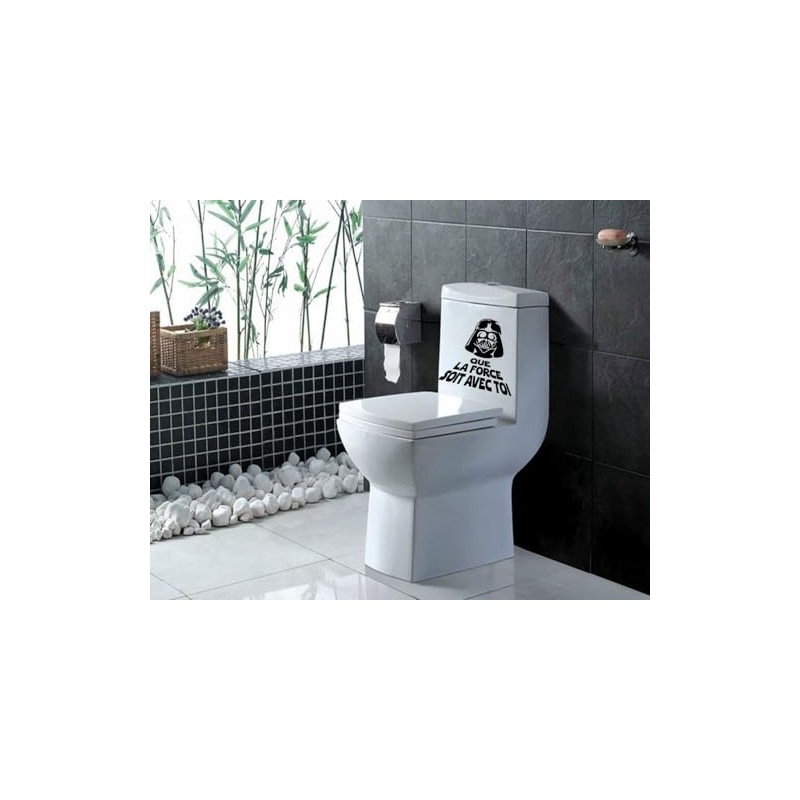 Que la Force Toilet Sticker for Toilet (19 x 20
