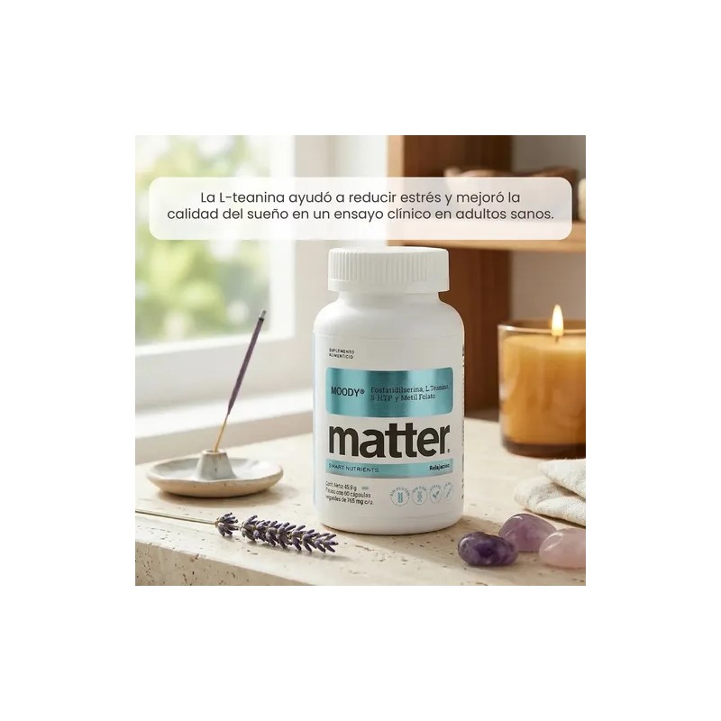 Matter Moody - Suplemento con Aminoácidos, Vitaminas y Minerales, Bienestar