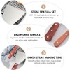 Cabilock 3pcs Stainless Steel Pancake Spatula Set Steak Spatulas Burger