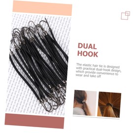 Minkissy 20pcs Hair Bungee Ties Dual-hook Elastic Holders for Ponytails No-snag Design for Girls Comfortable and Hair Accessories