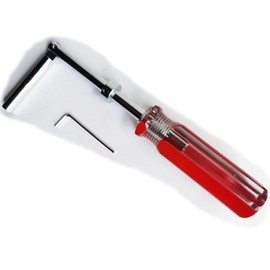 Elevator Door Key Drop Key Solid Carbon Steel with Plastic Handle Heavy Duty Elevator Keys (1, RED)