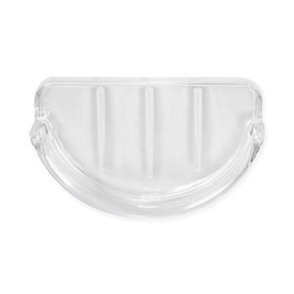 EZ-FLO Clear Replacement Bathroom Plastic Soap Dish, 15204