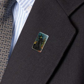 Wizard of Oz Wicked Witch Character Rectangle Lapel Hat Pin Tie Tack Pinback