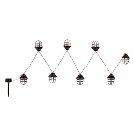 Design LED Solar light Light chain lanterns IP44 Outdoor lighting Hanging lamps Globo 33059-8