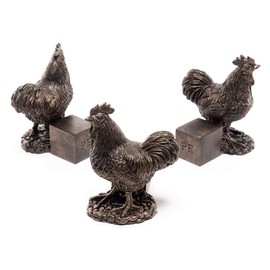 Buff Orpington Chicken Plant Pot Feet - Set of 3