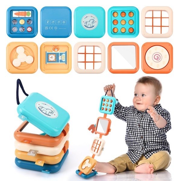 Kaisibum Montessori Spielzeug für Kinder – Multifunktionales Activity Board mit