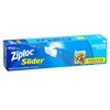 Ziploc Slider Freezer Bags, Stand-and-Fill with Expandable Bottom, Gallon, 10