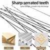8 Piece Jewelry Saw Blades Kit,High Carbon Steel Spiral Teeth