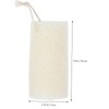 FOMIYES Bath Loofah for Shower Bath Exfoliating Scrubbers Set 2