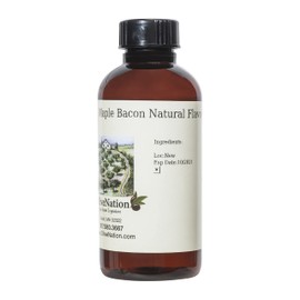 OliveNation Maple Bacon Extract from Natural Flavors, Water Soluble Liquid Flavoring, Vegan-Friendly Meaty Taste, Non-GMO, Gluten Free, Kosher, Vegan
