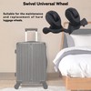 SHANOER 1 Pair Replacement Wheels for Luggage 360 Swivel Suitcase