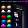 ZestPatio Plug in Outdoor RGB Landscape Pathway Lights Kit with