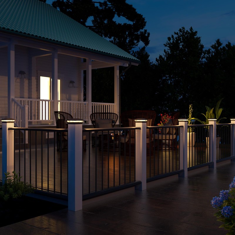 VOLISUN Solar Post Cap Light Outdoor,Solar Fence - Post Lights
