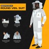BeeProGear 3 layer Ultra Ventilated Mesh Beekeeping Suit with Round