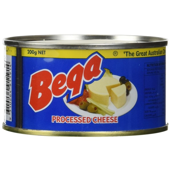 Bega Canned Autralian Processed Cheese 1 can of 200g Net