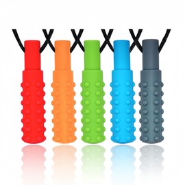 RUIOMII Pack of 5 Chew Chain for Children Adhs, Teething Chain Children, Adhs Aid Children, Nursing Chain