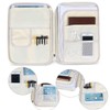 JAKAGO A4 Document Case,Multi-Pocket Document Holder,A4 Zip Portfolio,Professional Document Folder