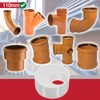 Spares2go 110mm to 56mm (50mm) Solvent Weld Soil System Waste