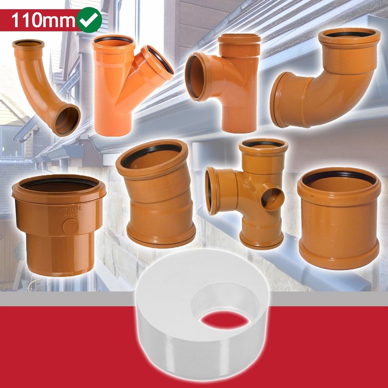Spares2go 110mm to 56mm (50mm) Solvent Weld Soil System Waste