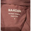 Naadam NEW NAADAM Pajama Button Up Dress Long Sleeve Size