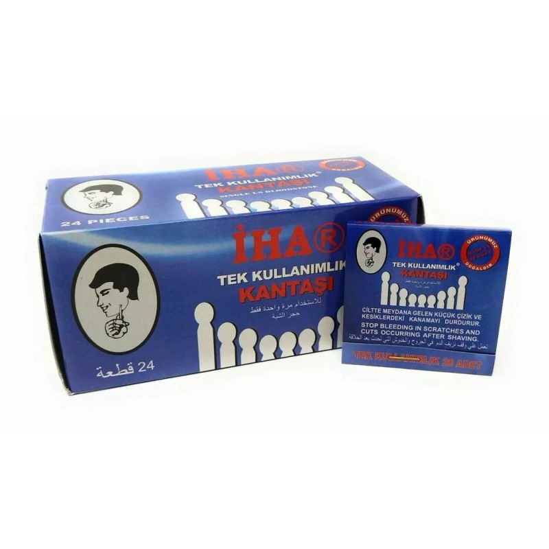 iha Styptic Pencils Disposable Stops Cuts Bleeding 12 Matchbooks 240