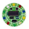 PZMYJB Colourful Voice Control Rotating LED Light DIY Practical Soldering