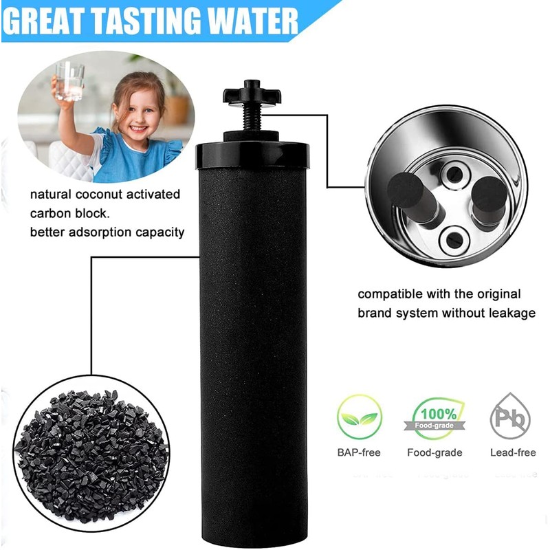 Water Filter Replacement Compatible with Berkey® Gravity Filter Filtration System,