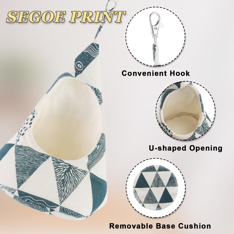 Pack of 2 Clothes Peg Bags, Storage Bag for Clothespins,
